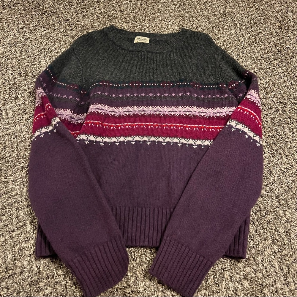 Women's Multicolor Striped Sweater